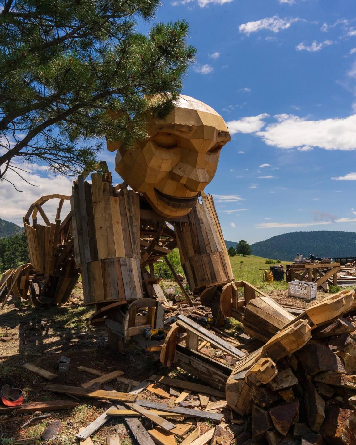 The Teller County troll is almost complete! Meet 'Rita the Rock